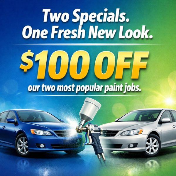 $100 Off special two paint packages